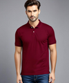 Basic Polo T-Shirt - Maroon